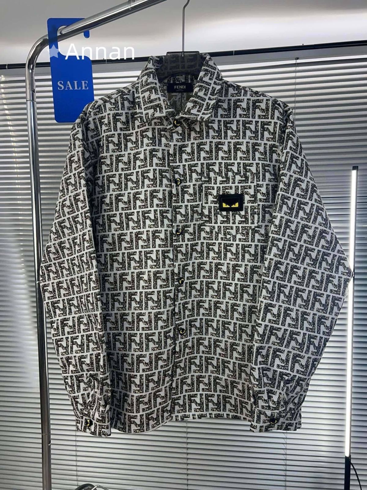 全新 限定価格 新品 タグ付 FENDI フェンディ長袖シャツ メンズ レディース ユニセックス カジュアル