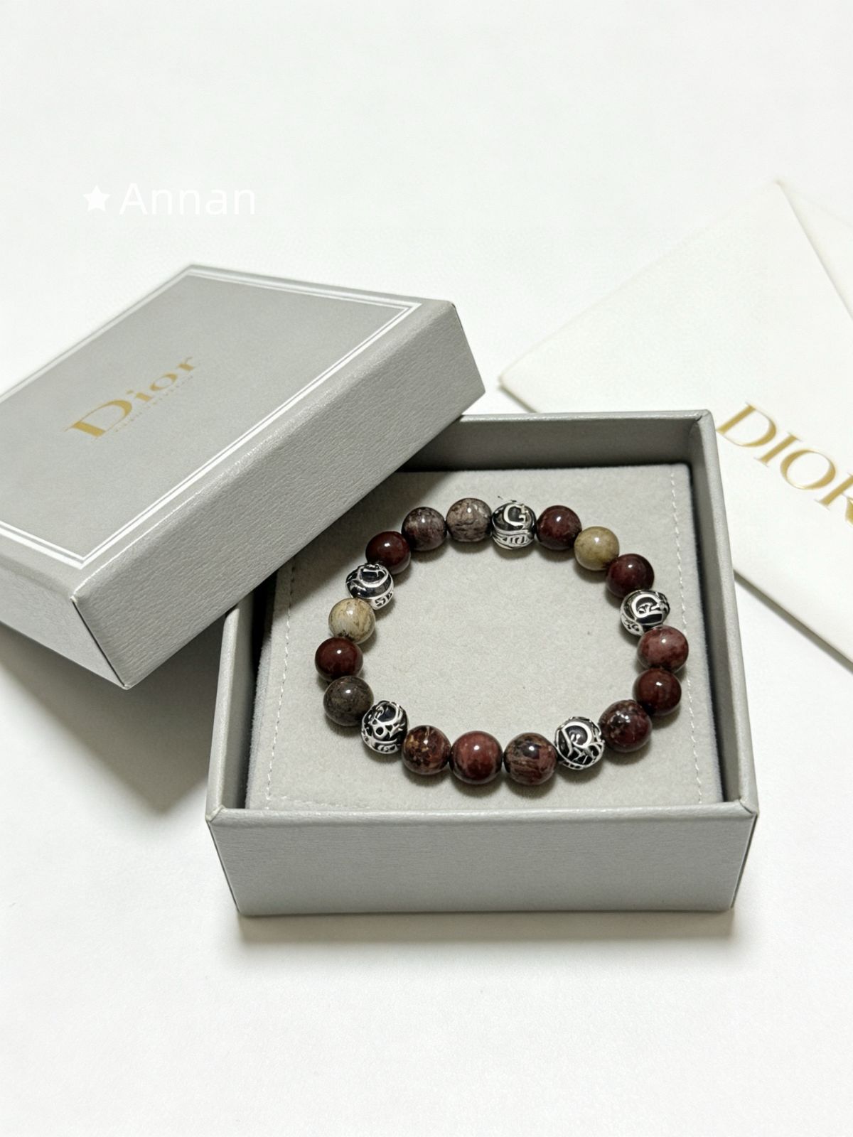 【未使用品】最終値下げ 新品！新品 CHRISTIAN DIOR クリスチャン ディオール ブレスレット バングル リストバンド メンズ 結婚式 卒業式 清楚 イベント 入学式