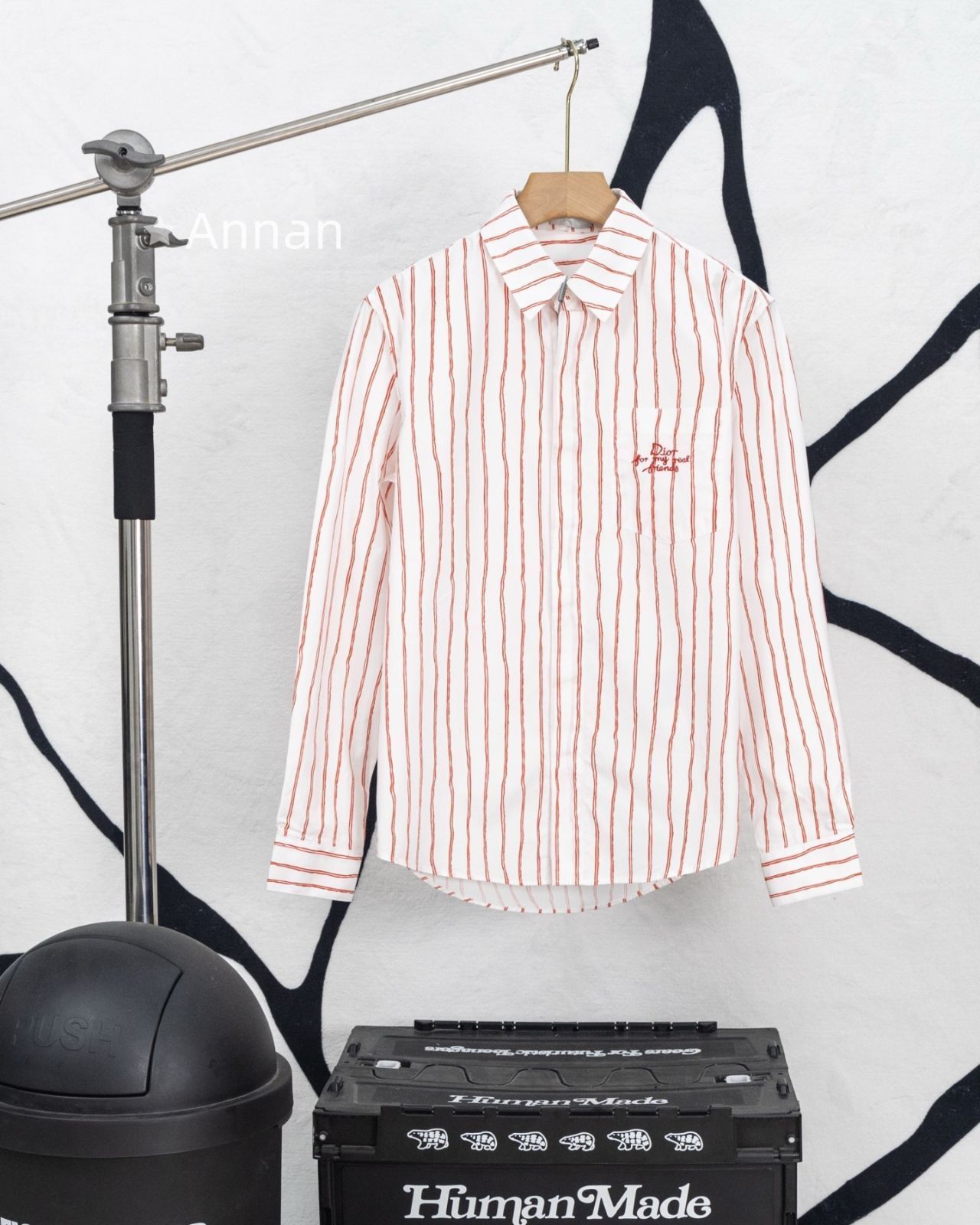 美品 美品 新品！新品 タグ付 Christian Dior クリスチャンディオール 長袖シャツ メンズ レディース ユニセックス カジュアル 10,500円