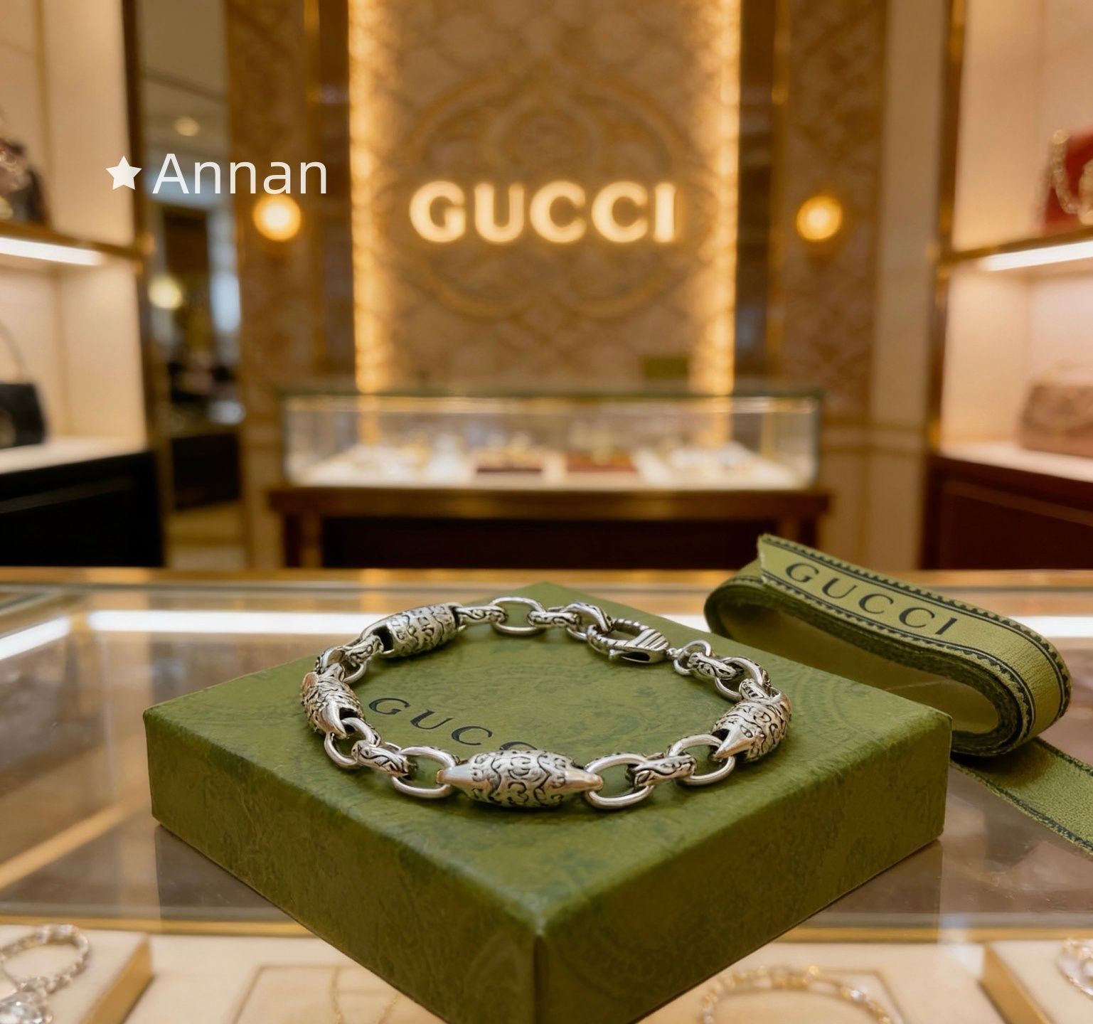 激レア 極美品 新品 GUCCI グッチ ブレスレット バングル リストバンド メンズ 結婚式 卒業式 清楚 イベント 入学式