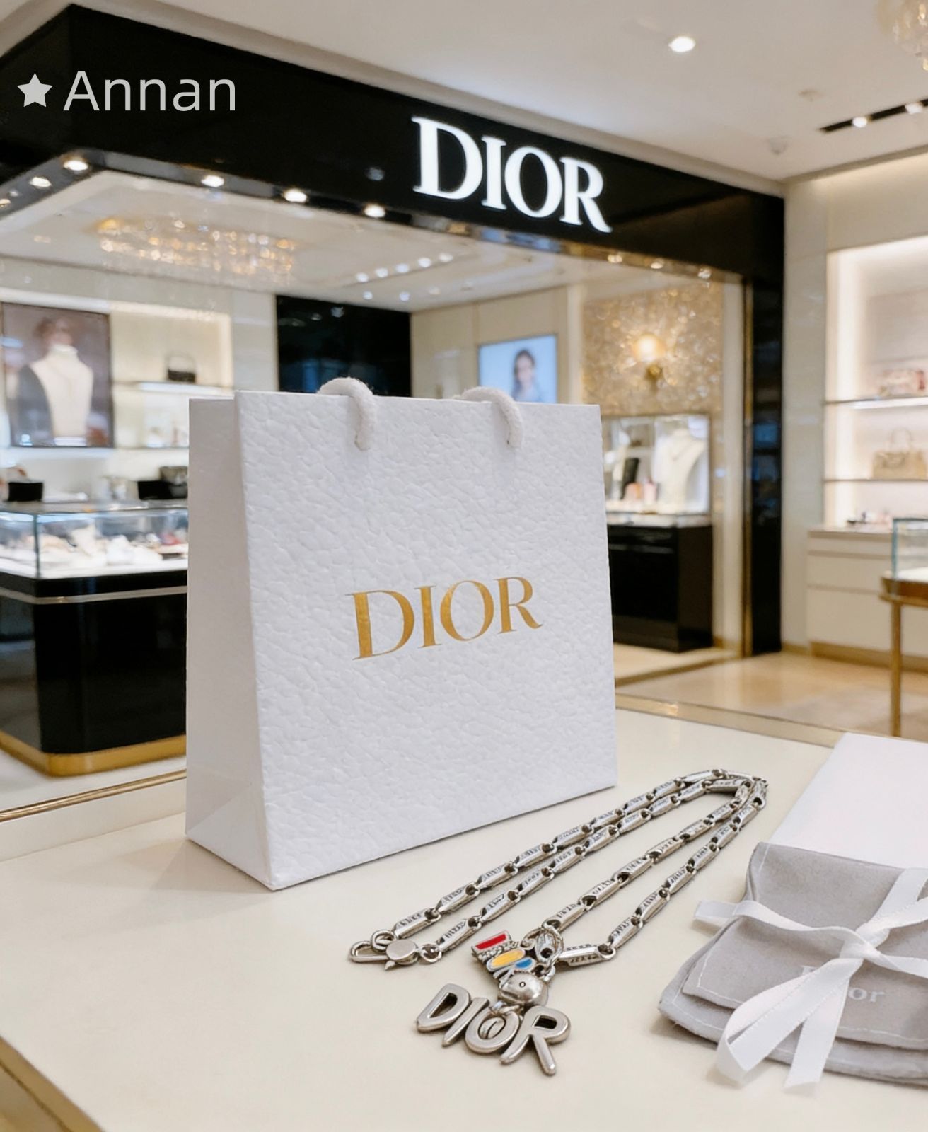 激レア 超美品 新品!新品 CHRISTIAN DIOR クリスチャン ディオール ネックレス メンズ 結婚式 卒業式 清楚 イベント 入学式