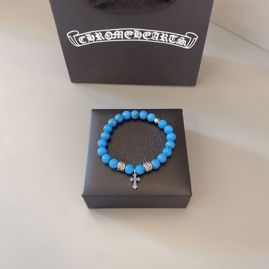 高級美品 状態良 新品 CHROME HEARTS クロムハーツ ブレスレット バングル リストバンド メンズ 結婚式 卒業式 清楚 イベント 入学式