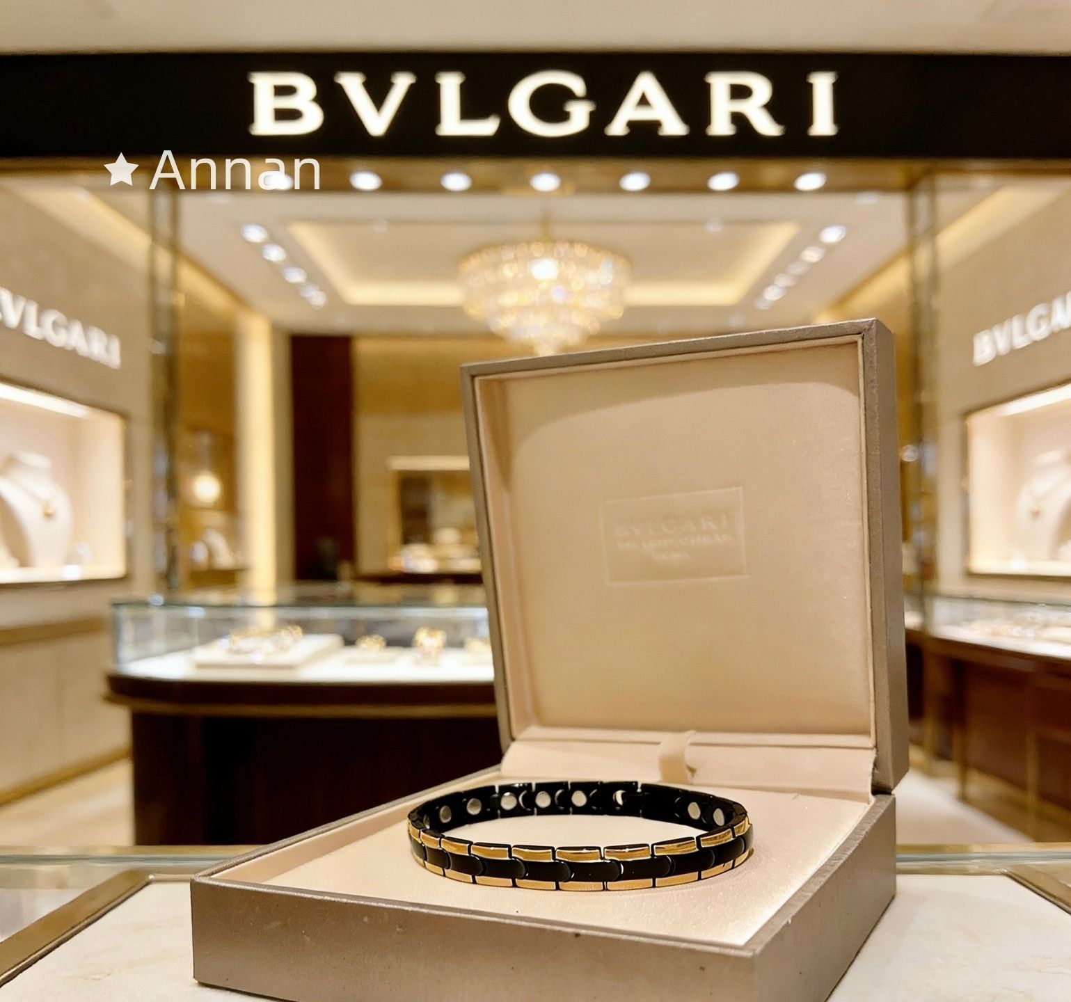 洒落 美品 ★★ 新品 BVLGARI ブルガリ ブレスレット バングル リストバンド メンズ 結婚式 卒業式 清楚 イベント 入学式