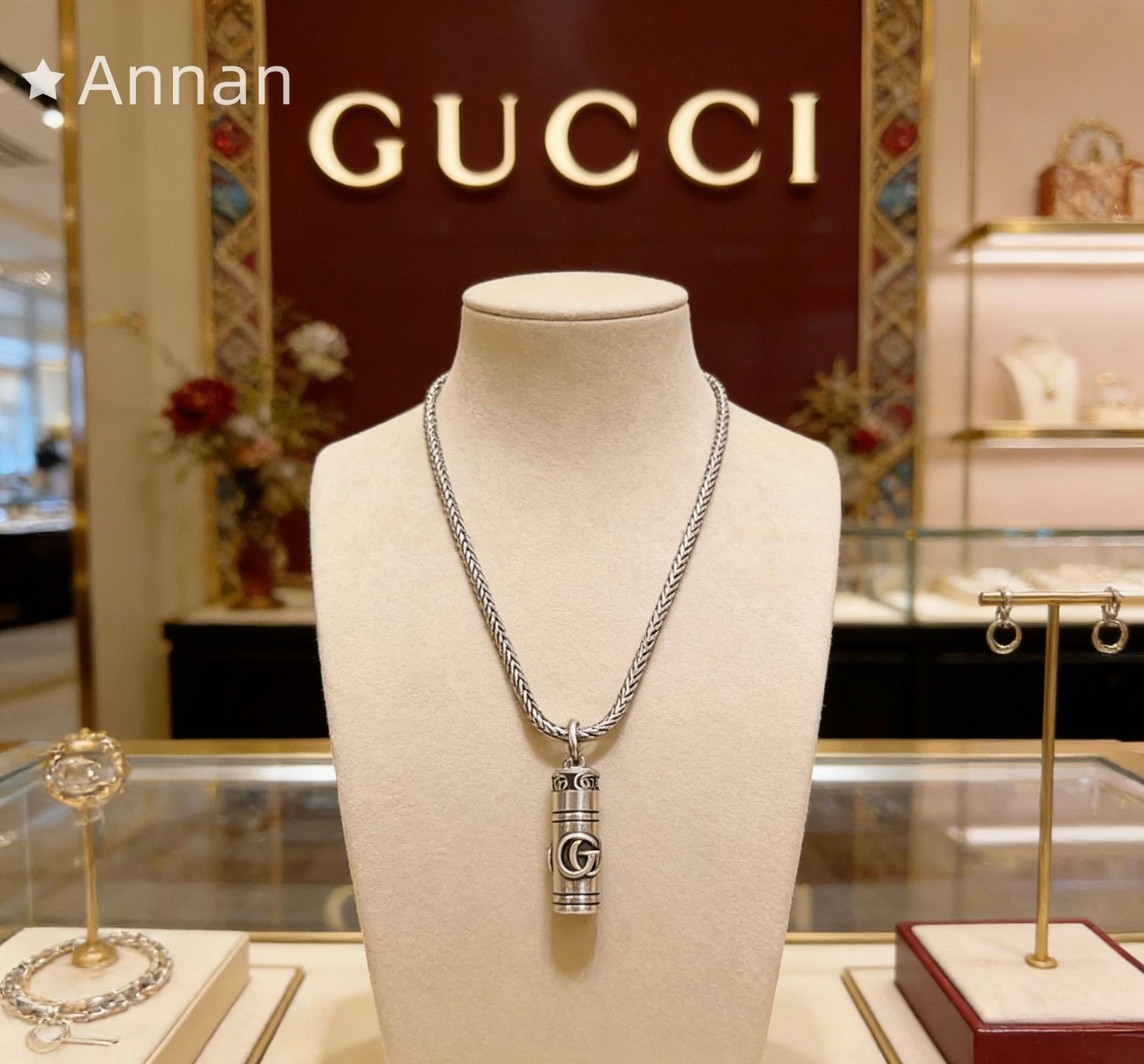 限界価格美品 新品 GUCCI グッチ ネックレス ネックレス メンズ 結婚式 卒業式 清楚 イベント 入学式