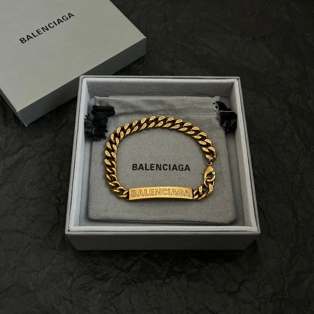 激レア 限定品新型新品 BALENCIAGA バレンシアガ ブレスレット バングル リストバンド メンズ 結婚式 卒業式 清楚 イベント 入学式