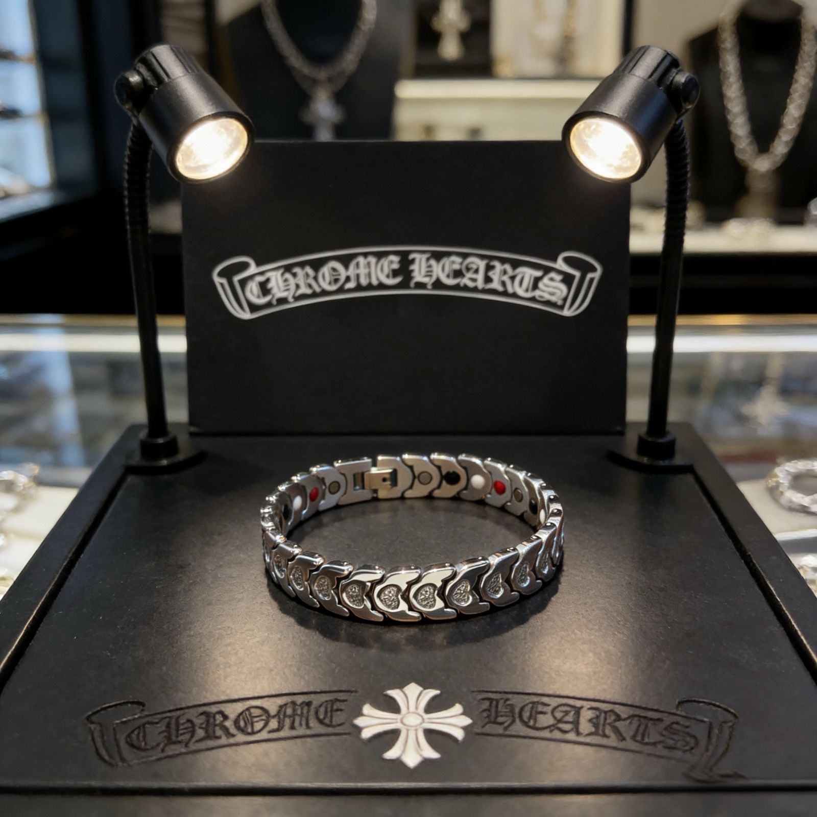 美品 期間限定☆ 新品 CHROME HEARTS クロムハーツ ブレスレット バングル リストバンド メンズ 結婚式 卒業式 清楚 イベント 入学式