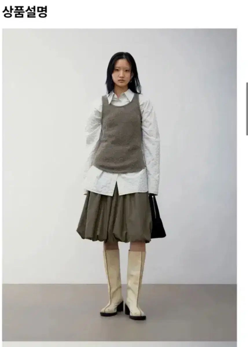 LOW CLASSIC ロウ クラシック バルーンスカート カーキ S