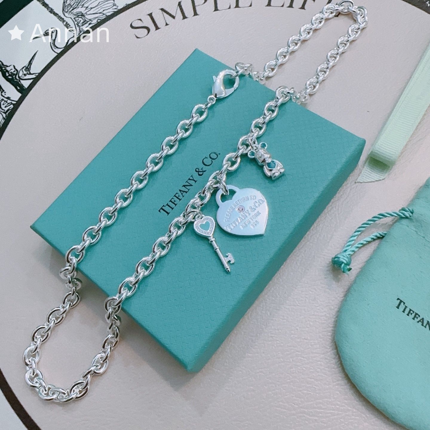 大幅値下げ 新品 TIFFANY & CO. ティファニーネックレス メンズ 結婚式 卒業式 清楚 イベント 入学式