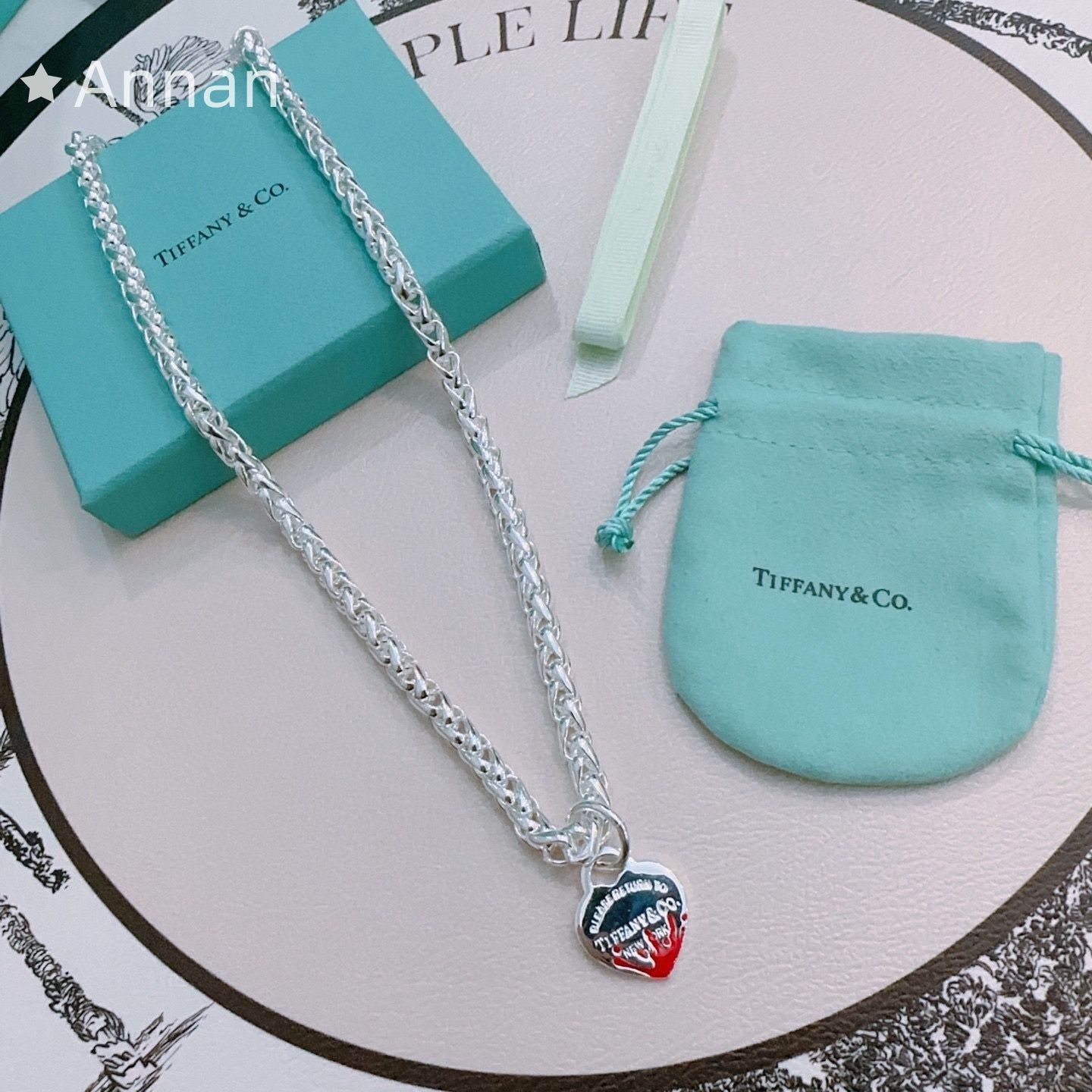 送料込☆新品 TIFFANY & CO. ティファニーネックレス メンズ 結婚式 卒業式 清楚 イベント 入学式