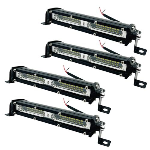 LED ワークライト 作業灯 バーライト 60W 7インチ 12V 24V 車 トラック用 作業用 (4個セット)ts b1aee350