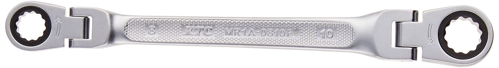 京都機械工具(KTC) ラチェットめがねレンチ (両頭型首振りタイプ) 8X10mm MR1A0810F★m 0f9d40a3