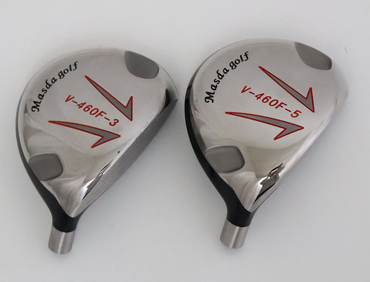●中古美品！Masda Golf★マスダゴルフ★V-460F【2点セット　3W＆5W】【ヘッドのみ】(89109◎