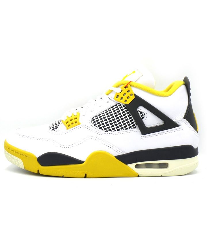 ナイキ NIKE 【 WMNS AIR JORDAN 4 RETRO Vivid Sulfur AQ9129 101 】 ウィメンズ エア ジョーダン 4 レトロ ヴィヴィッド サルファー スニーカー h7921