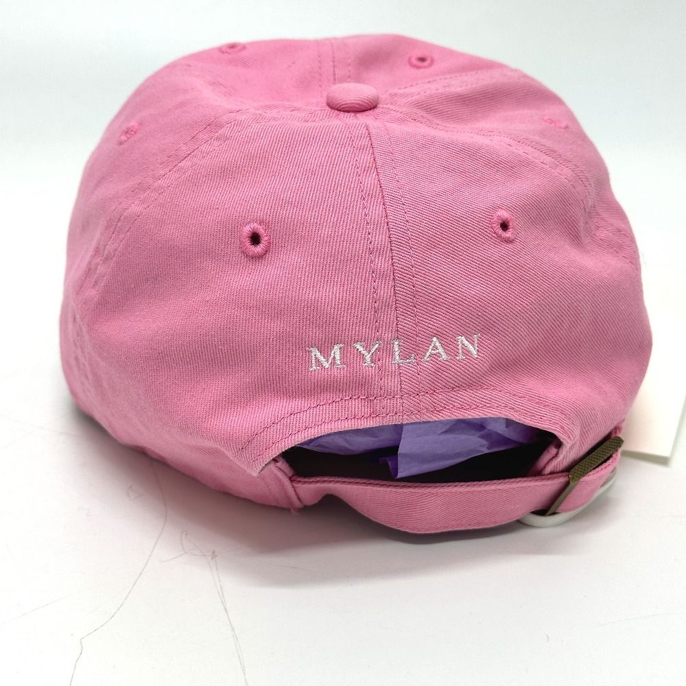 MYLAN マイラン キャップ MYLロゴ コットン ピンク - メルカリ