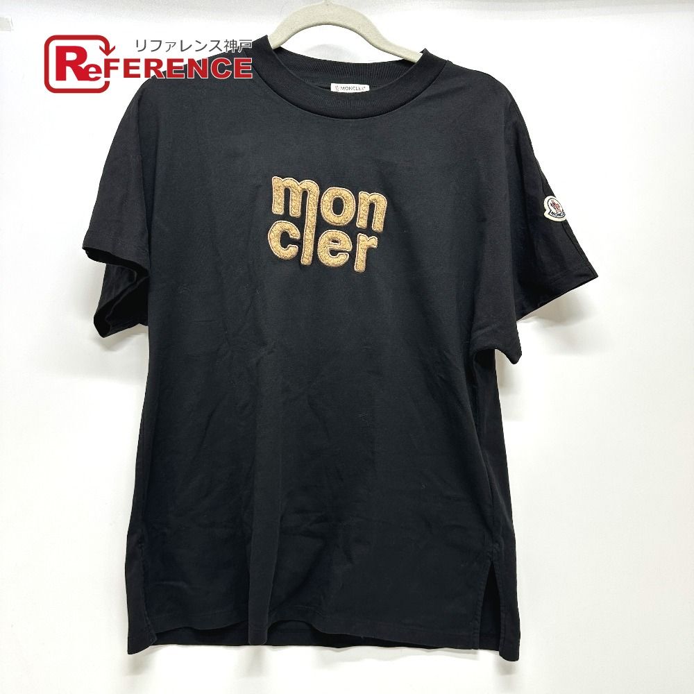 MONCLER モンクレール 半袖Ｔシャツ ロゴ C-SCOM-25-8822 コットン ブラック