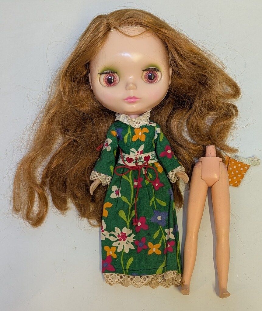 ケナー Blythe ヴィンテージブライス 6桁 赤毛 サイドパート