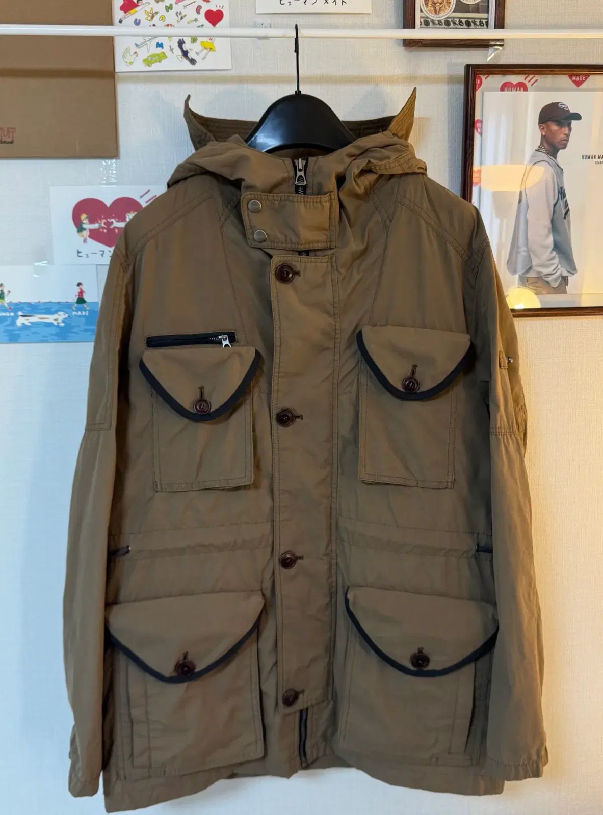(XL)シリーズ M65スタイル フィールドジャケット マウンテンパーカー ブラウン
