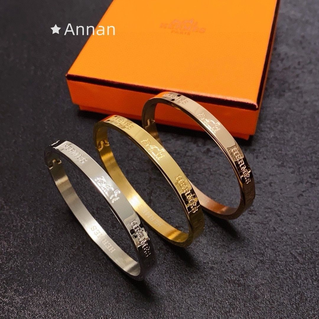 新品！新品 HERMES エルメス ブレスレット バングル リストバンド レディース 結婚式 卒業式 清楚 イベント 入学式