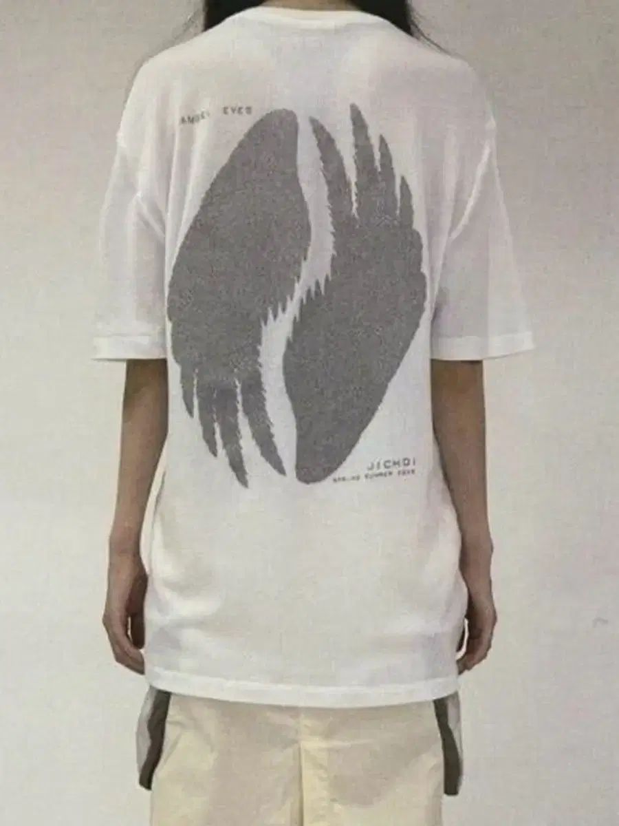 JiCHOI SS22 エンジェル アイズ Tシャツ 白