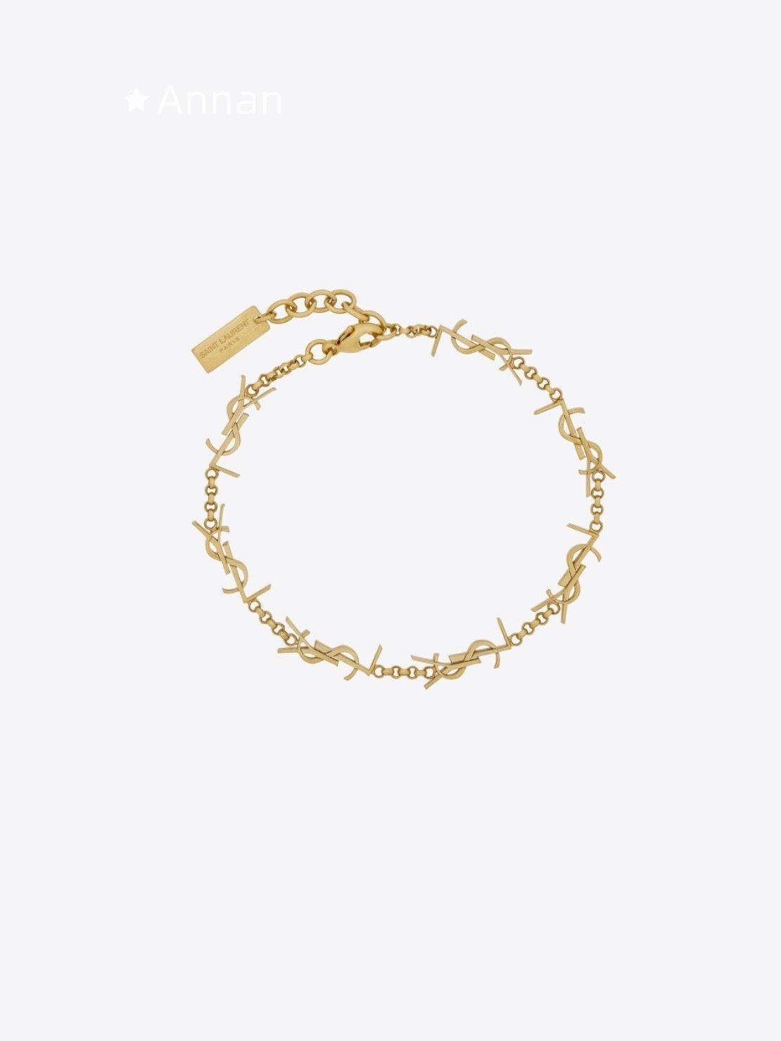 超極SSS新品 YSL Yves Saint Laurent イヴ サンローラン ブレスレット バングル リストバンド レディース 結婚式 卒業式 清楚 イベント 入学式