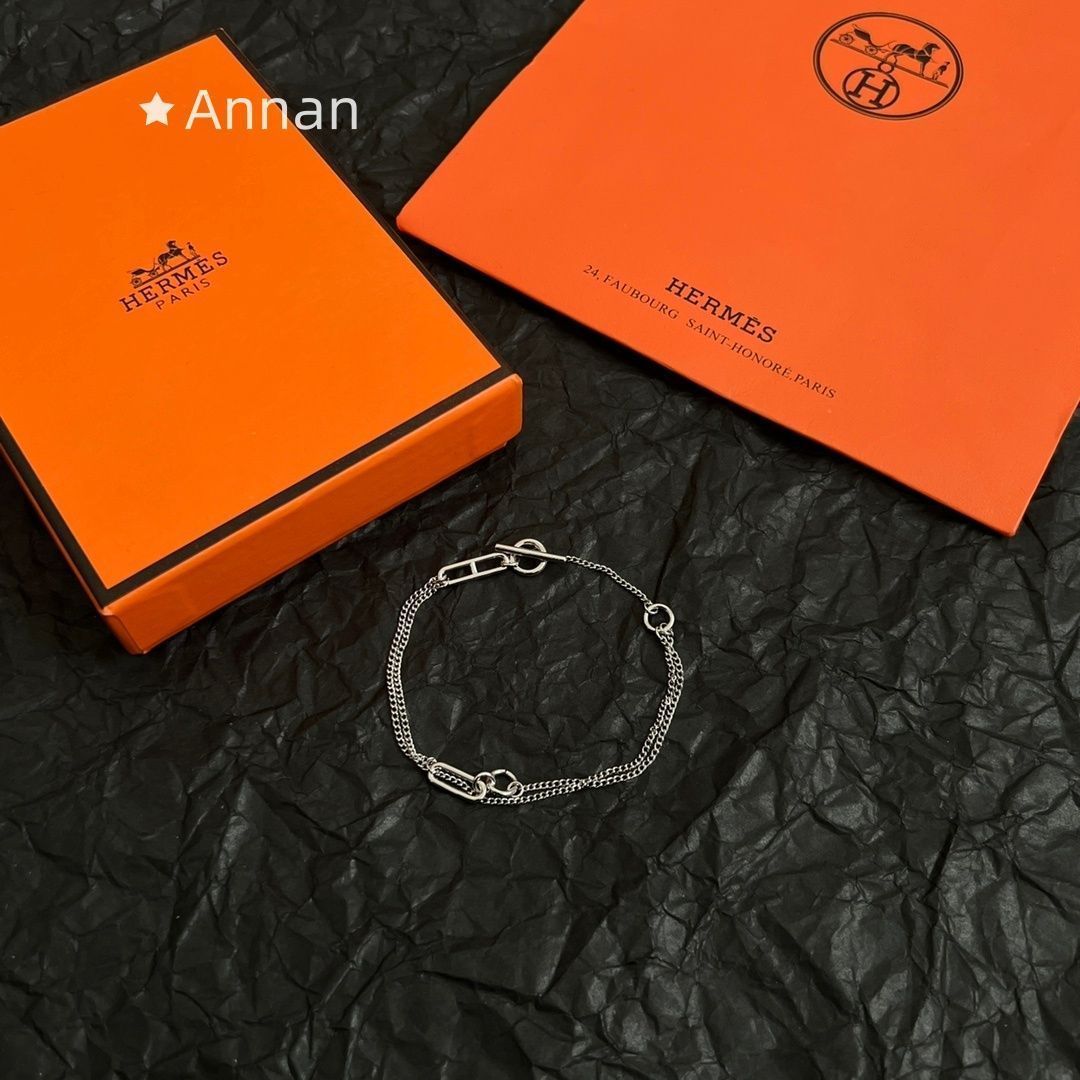 状態良 超新品 HERMES エルメス ブレスレット バングル リストバンド レディース 結婚式 卒業式 清楚 イベント 入学式