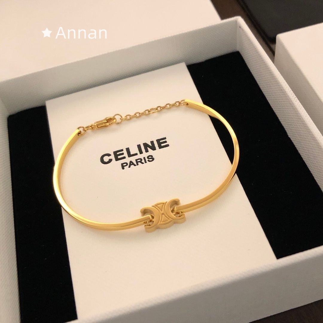 未使用に近い 美品☆ 美品美品新品 CELINE セリーヌ ブレスレット