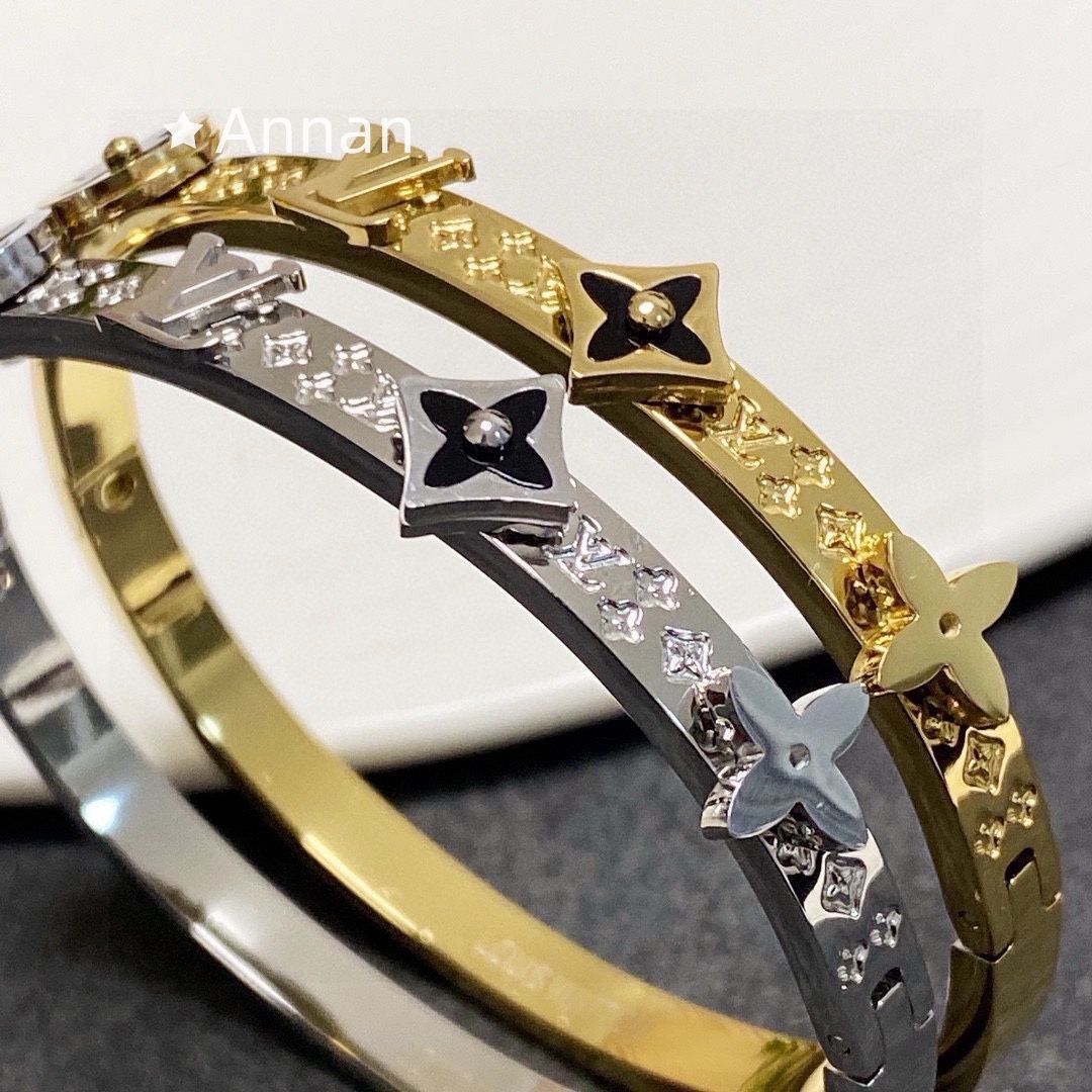 新製品 本日特価 美新品 LV LOUIS VUITTON ルイヴィトン ブレスレット バングル リストバンド レディース 結婚式 卒業式 清楚 イベント 入学式