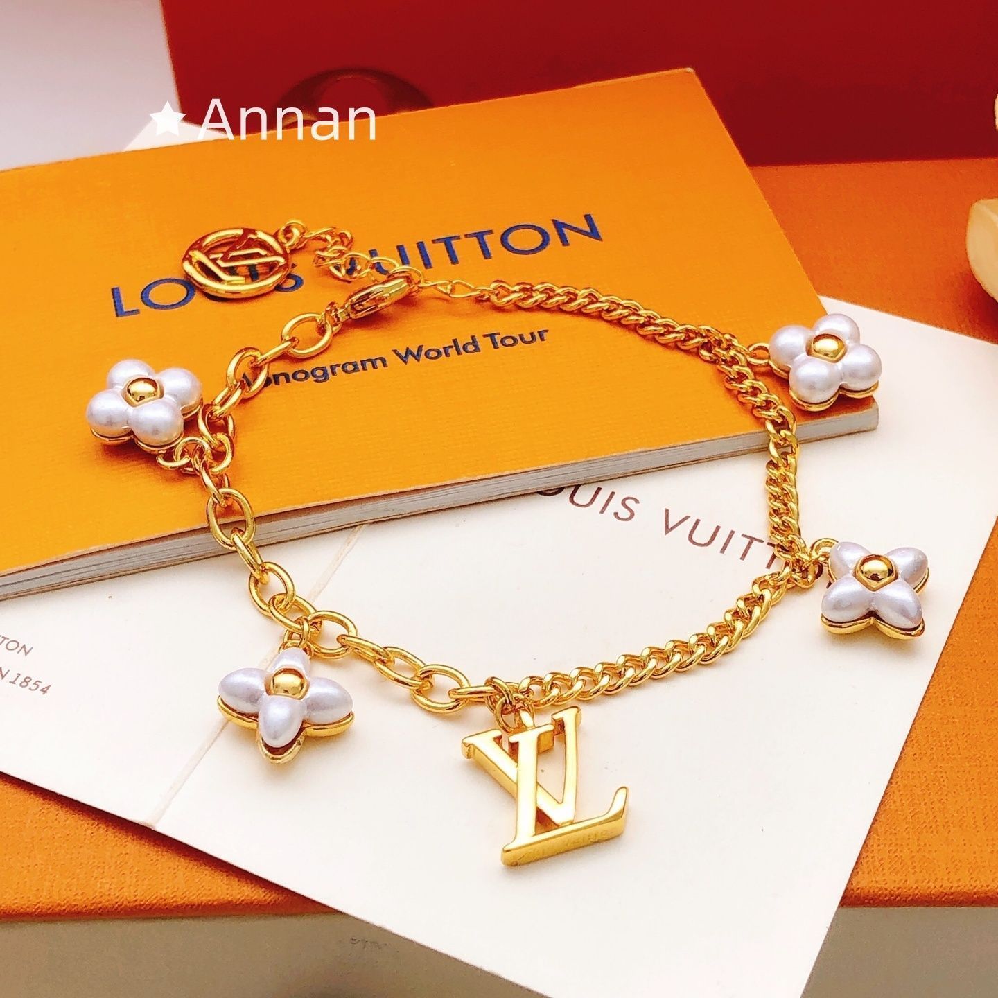 限界価格 超美品新品 LV LOUIS VUITTON ルイヴィトン ブレスレット バングル リストバンド レディース 結婚式 卒業式 清楚 イベント 入学式