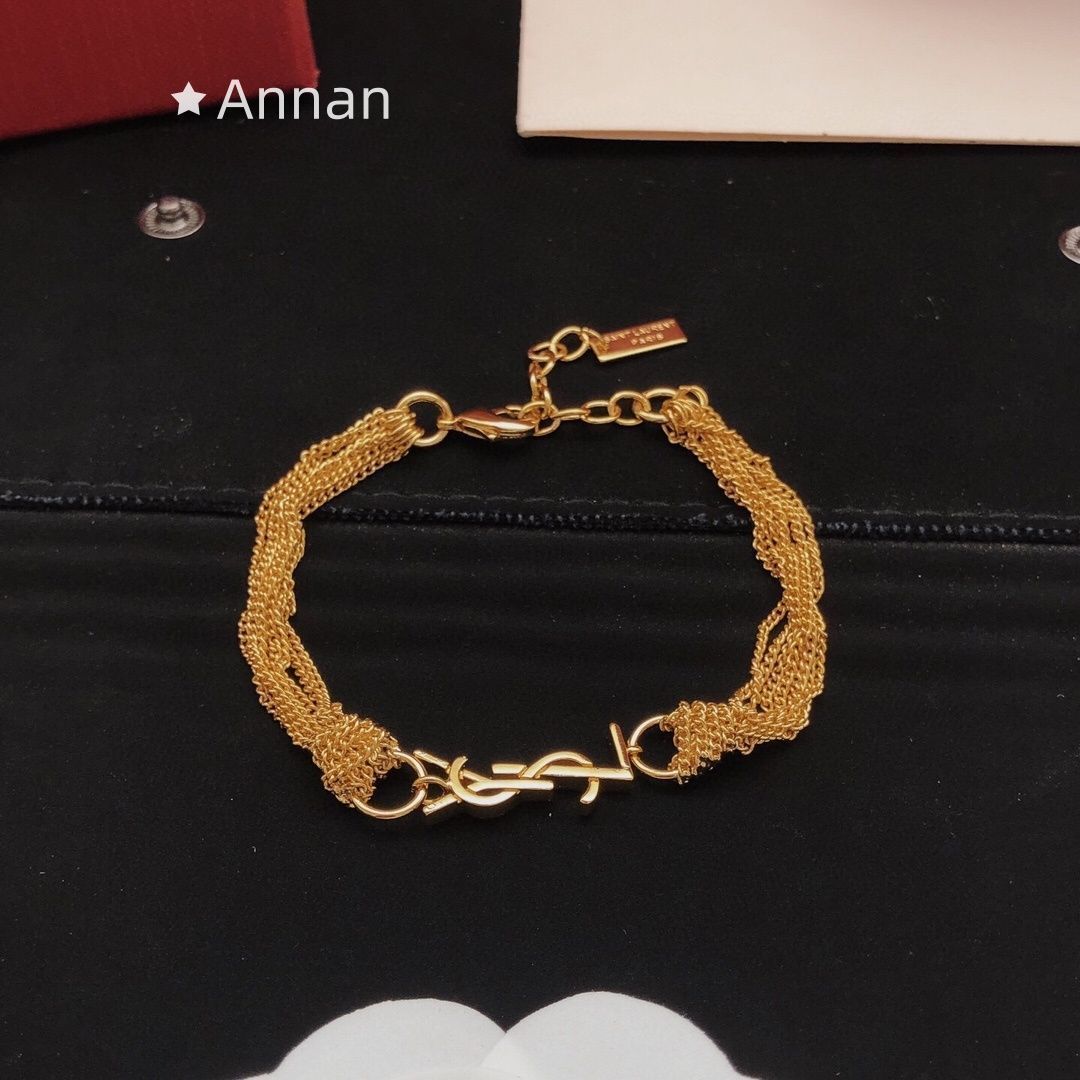 ysl vintage バンブーバングル　ブレスレット　アンティーク 人気 超美品新品 YSL Yves Saint Laurent イヴ サンローラン ガ