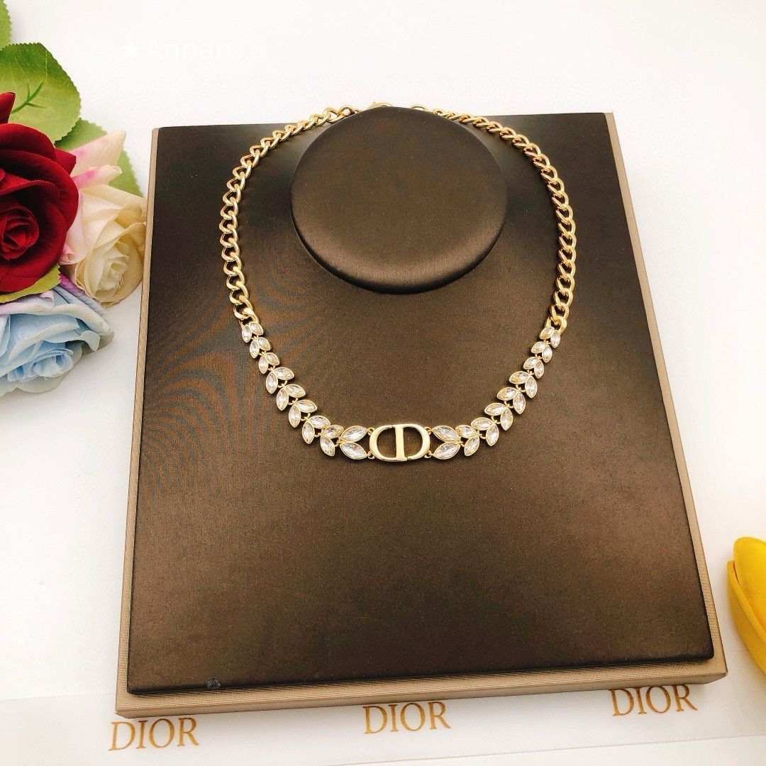 状態良 新品 CHRISTIAN DIOR クリスチャン ディオール ネックレス レディース 結婚式 卒業式 清楚 イベント 入学式