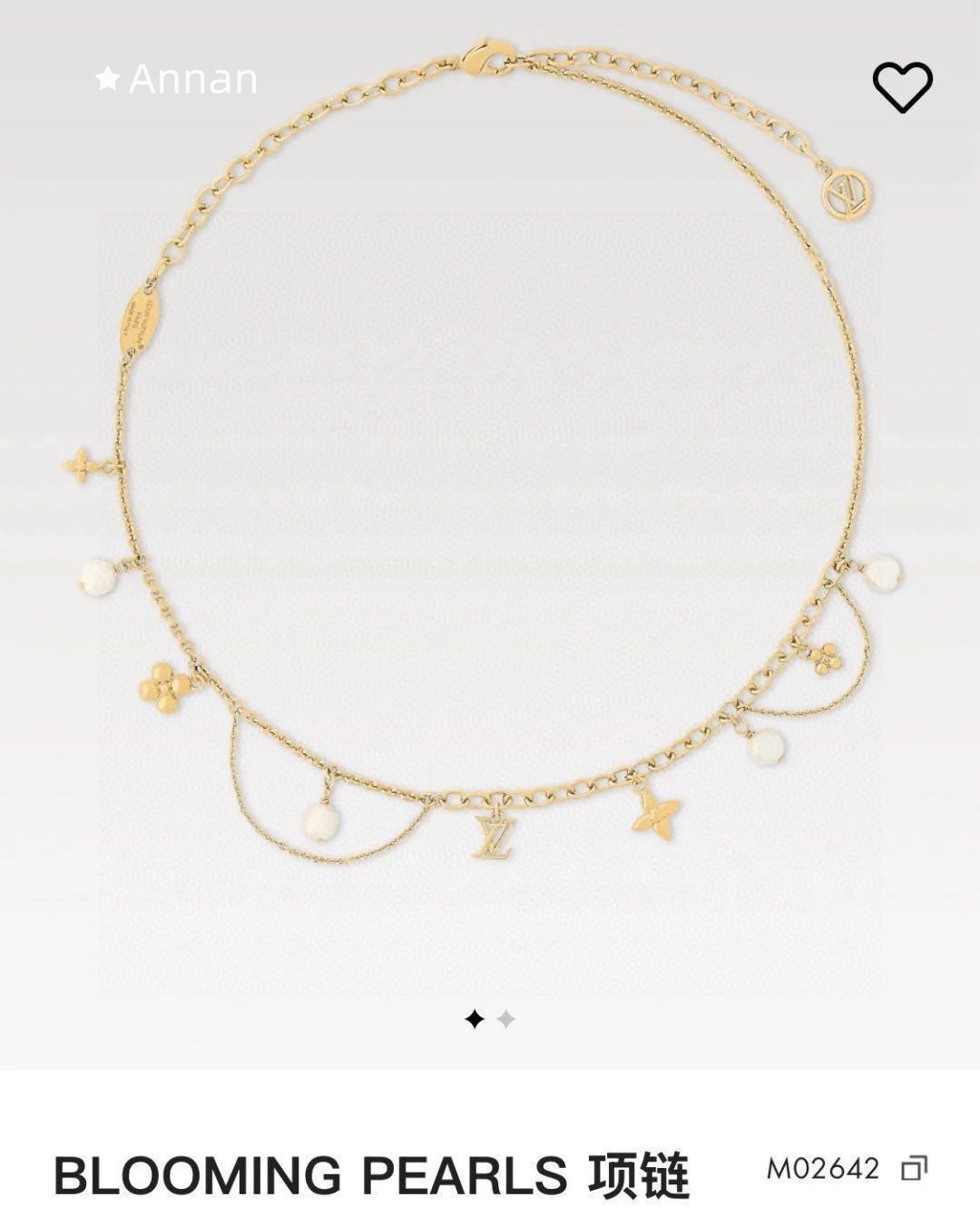 送料込☆送料込☆ 新品 LV LOUIS VUITTON ルイヴィトン ネックレス レディース 結婚式 卒業式 清楚 イベント 入学式