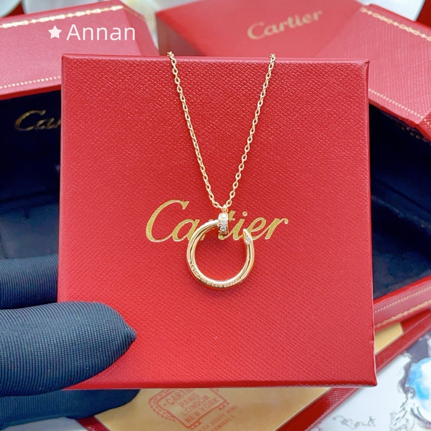 新品に近い 新型 人気 人気 新品 CARTIER カルティエ ネックレス レディース 結婚式 卒業式 清楚 イベント 入学式