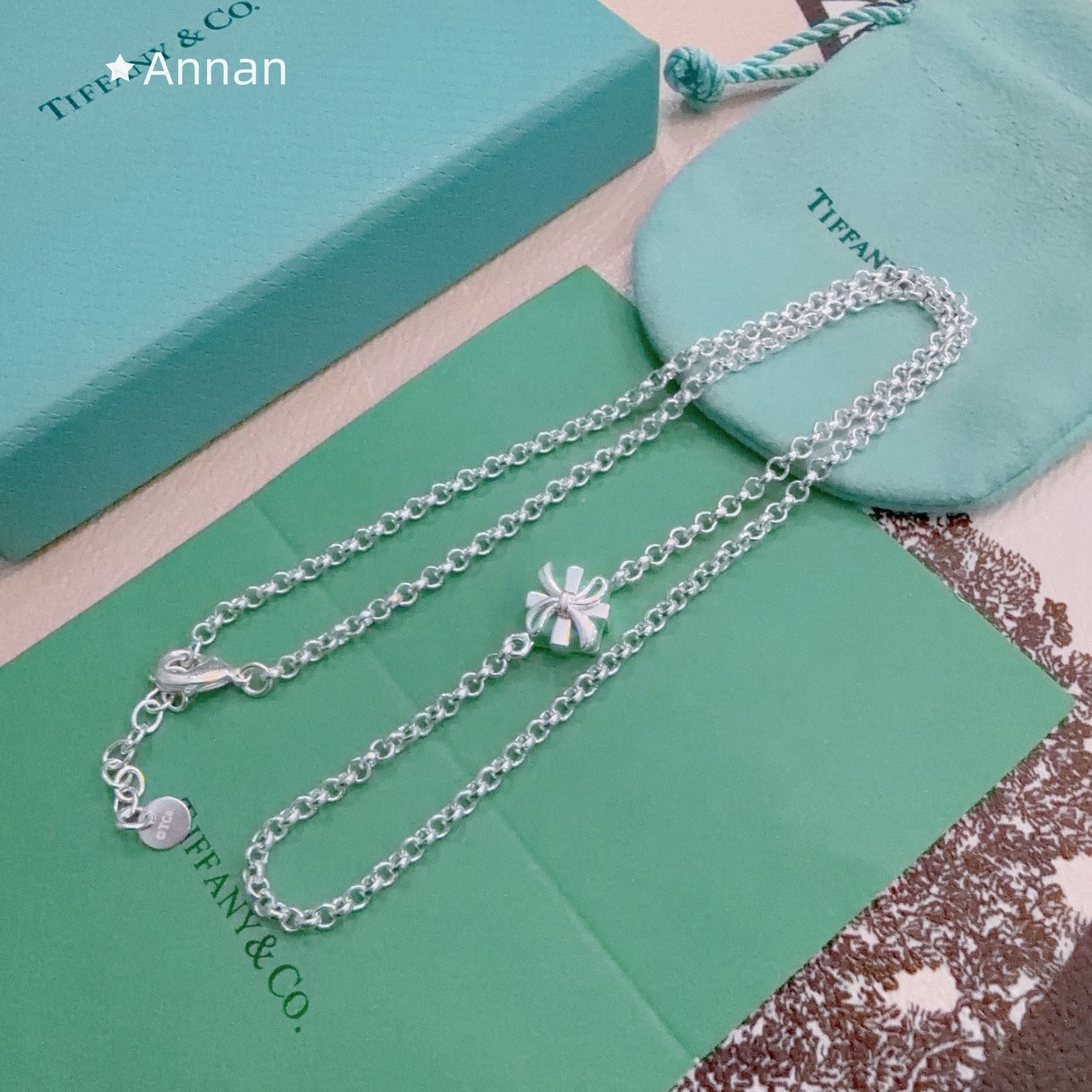 極美品 新品 TIFFANY & CO. ティファニー ネックレス レディース 結婚式 卒業式 清楚 イベント 入学式