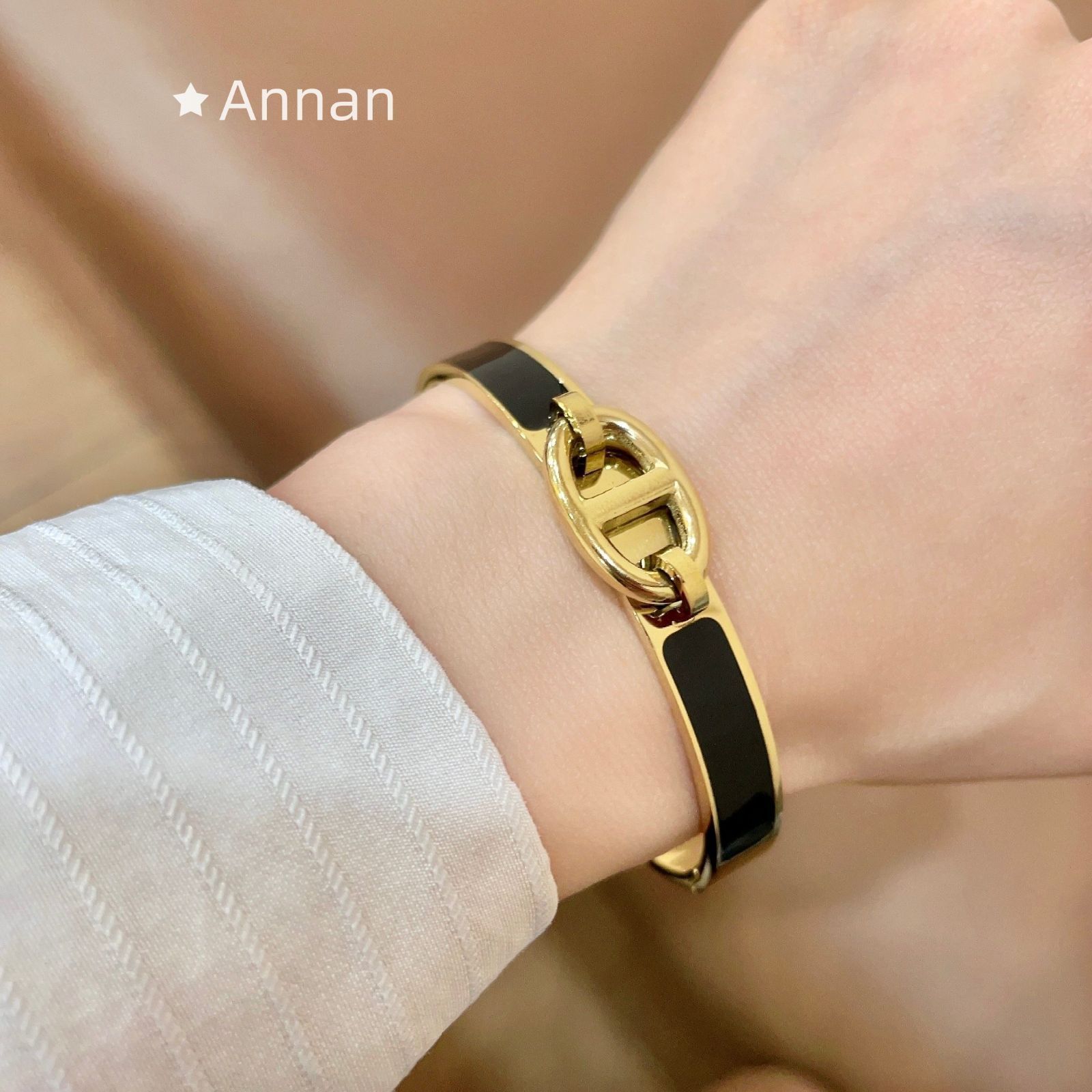 ★★新品 HERMES エルメス ブレスレット バングル リストバンド レディース 結婚式 卒業式 清楚 イベント 入学式
