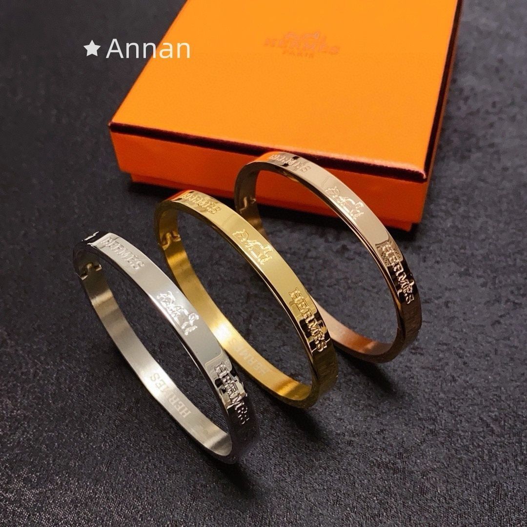 人気新品！新品 HERMES エルメス ブレスレット バングル リストバンド レディース 結婚式 卒業式 清楚 イベント 入学式