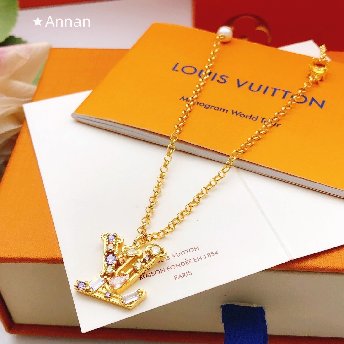 本日特価 本日限定！新品 LV LOUIS VUITTON ルイヴィトン ネックレス レディース 結婚式 卒業式 清楚 イベント 入学式