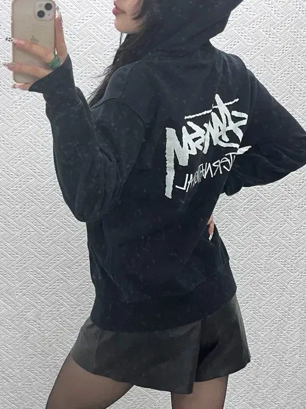 STUSSY インターナショナル ビックロゴ ストリート パンク ヒップ WHO フーディ Tシャツ M C11260