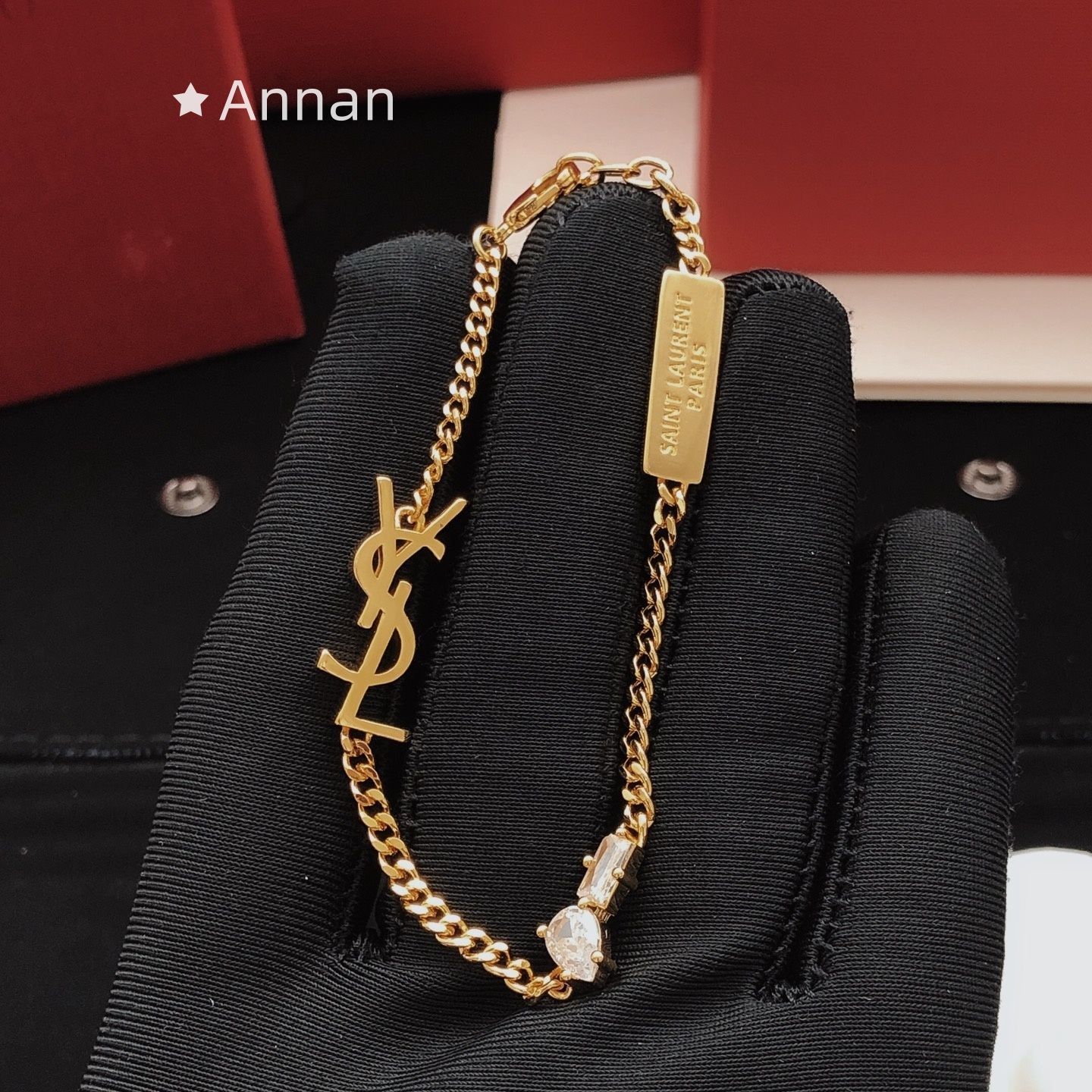 お洒落 極美品 新品 YSL Yves Saint Laurent イヴ サンローラン