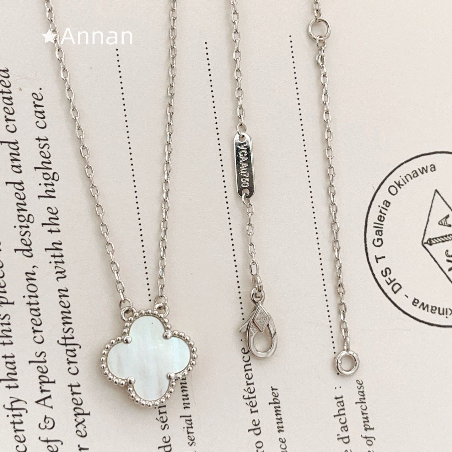 人気商品 ★★ 新品 VAN CLEEF & ARPELS ヴァン クリーフ アンド アーペルス ネックレス レディース 結婚式 卒業式 清楚 イベント 入学式