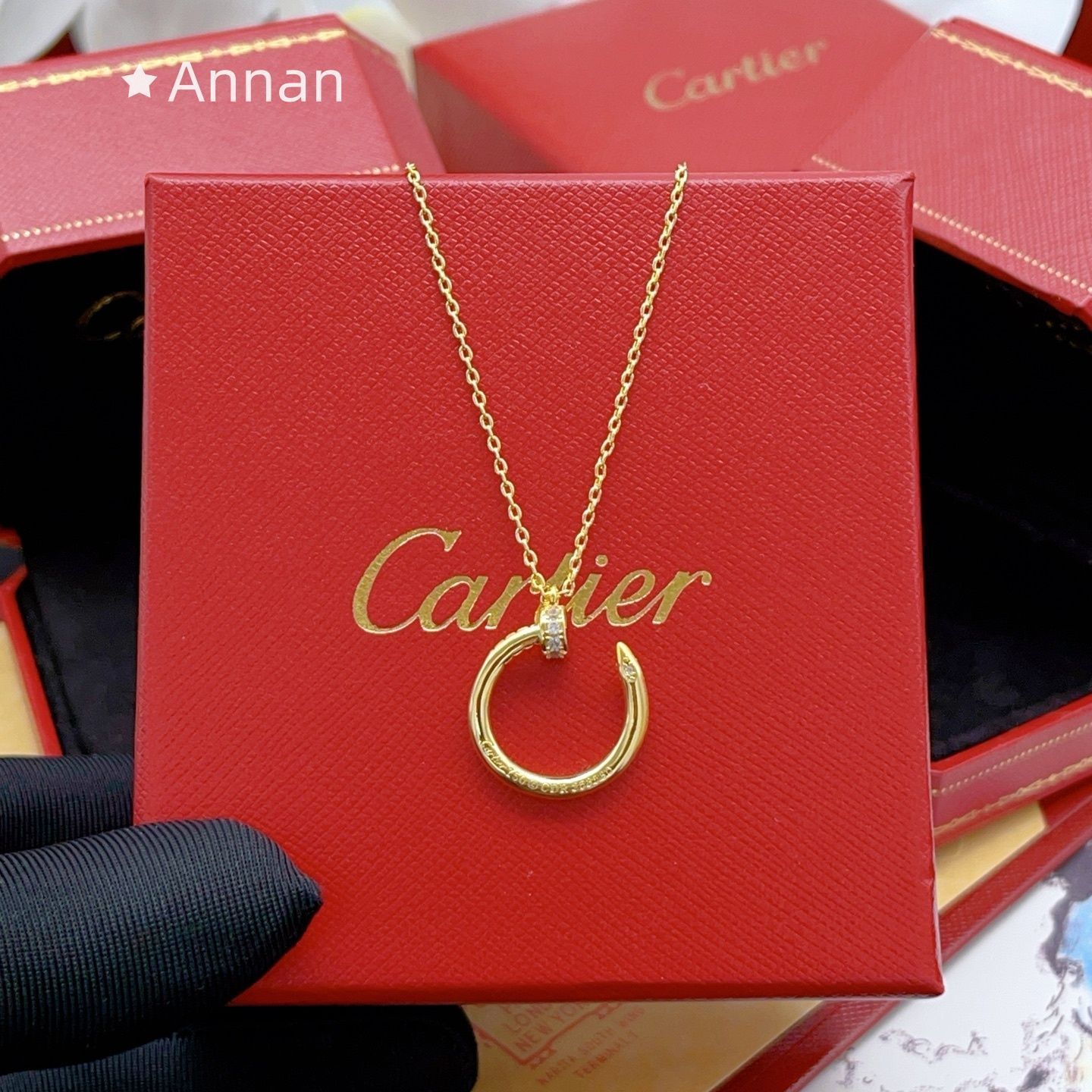 新型 激レア 新品 CARTIER カルティエ ネックレス レディース 結婚式 卒業式 清楚 イベント 入学式