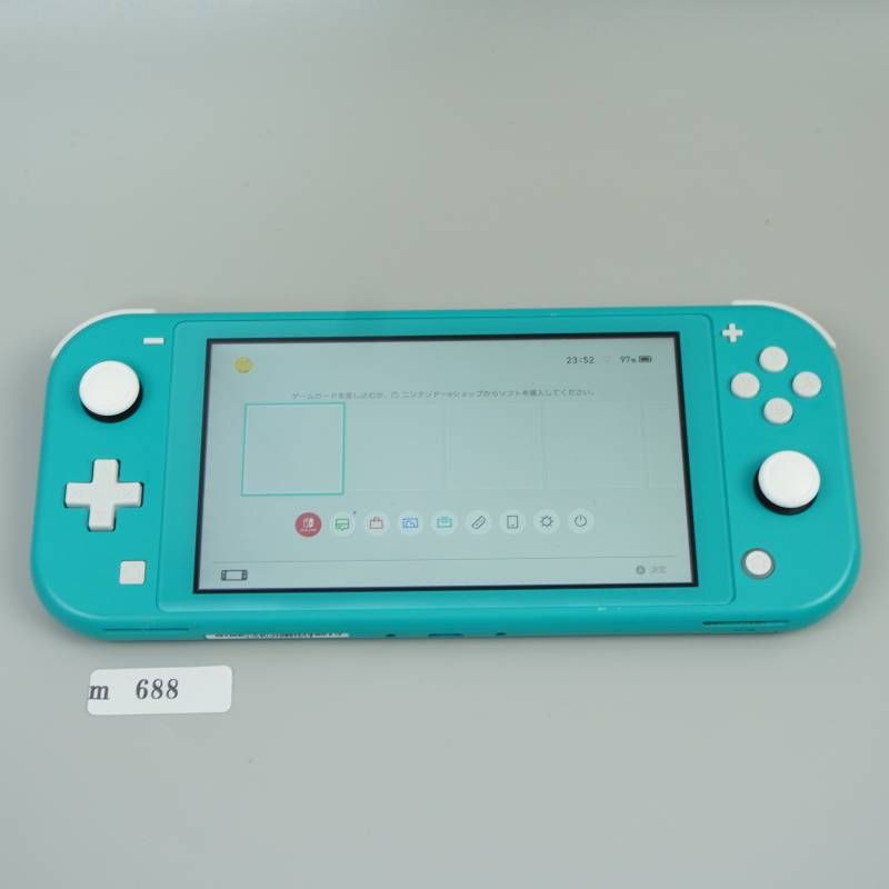 m688】Nintendo Switch Lite 本体 ターコイズブルー 動作確認済