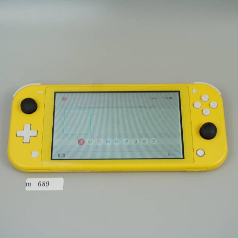【m689】 Nintendo Switch Lite 本体 イエロー 訳あり 難あり