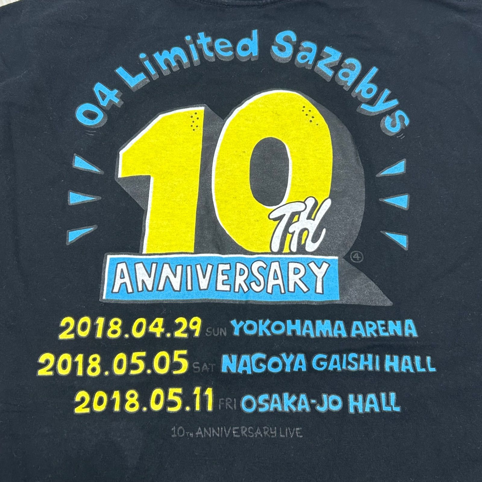 04 Limited Sazabys 10th Anniversary Tシャツ バンT M - メルカリ