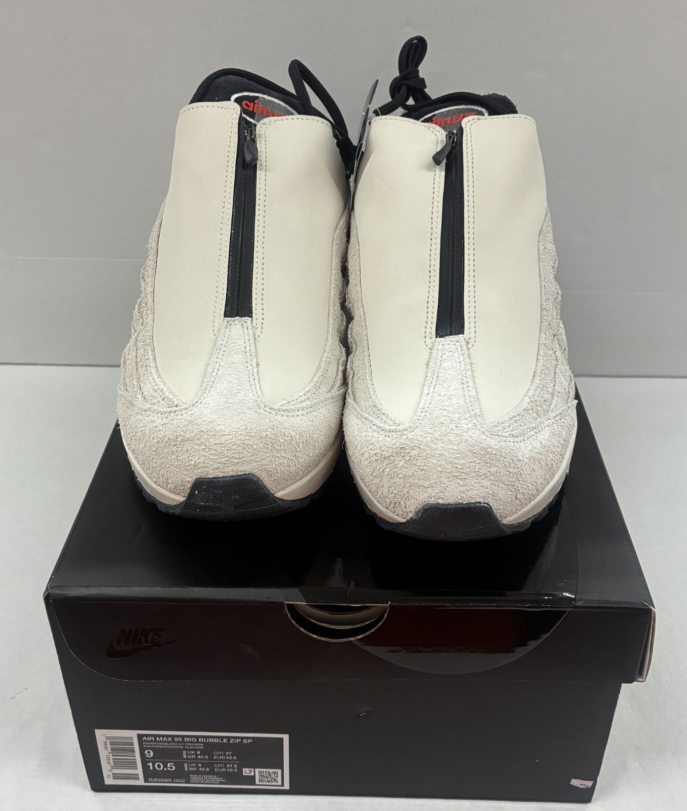 未使用 Nike Air Max 95 Big Bubble Zip Phantom Light Crimson 27㎝ IM0695-002 初期キズ有 ナイキ エアマックス 【S0483-001】〇 268