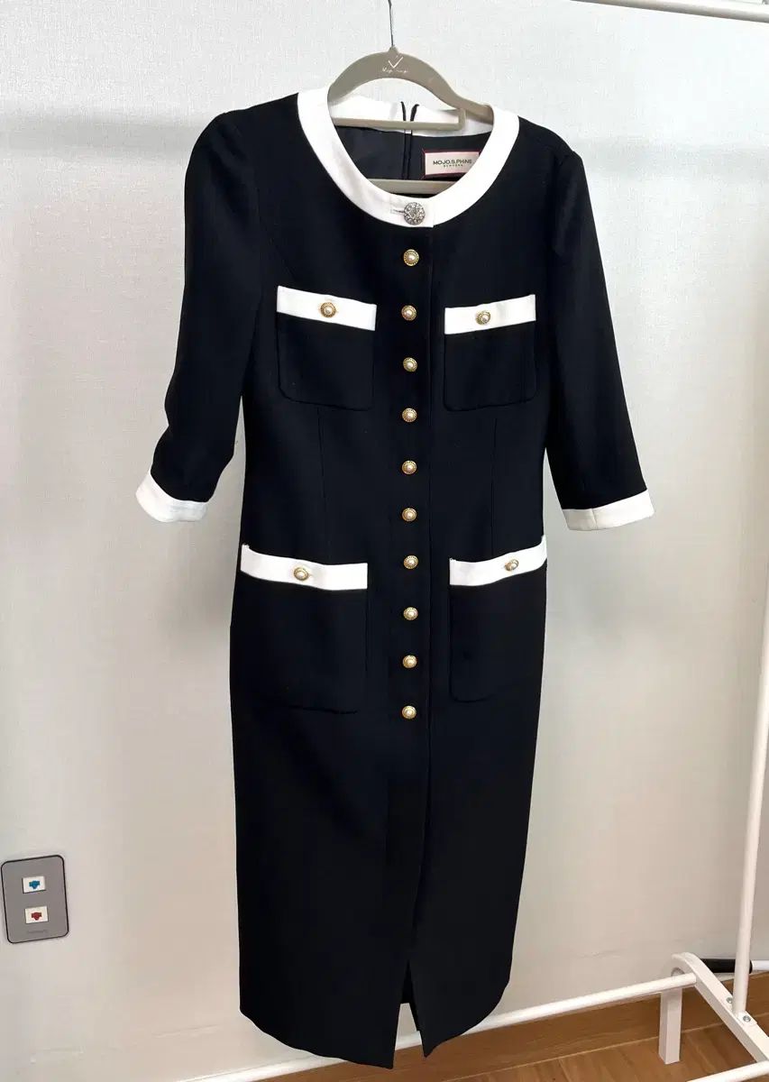 MOJO S PHINE ブラック バイカラー ONE PIECE MOJO.S.PHINE モジョエスピン レディース ONE 55 s
