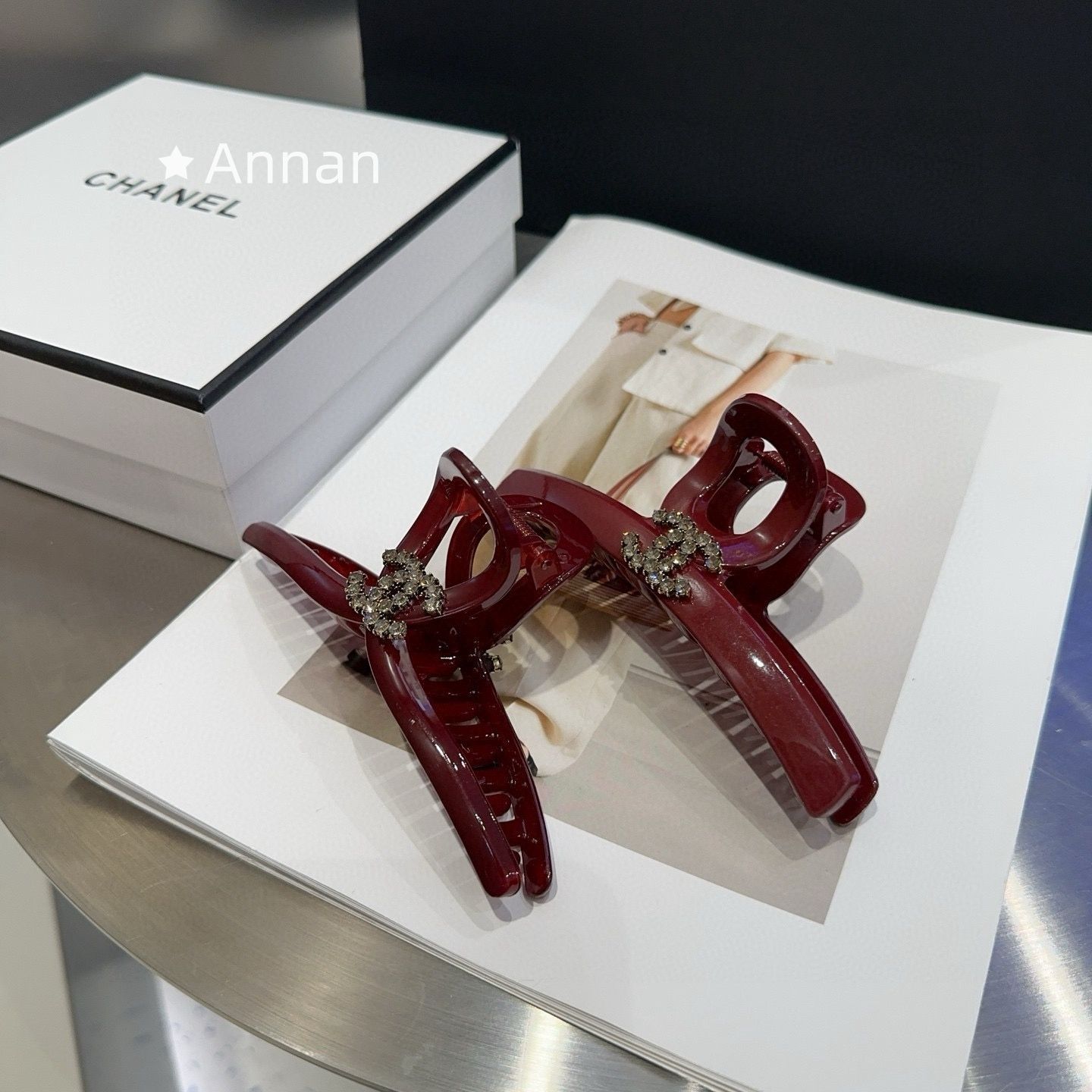 新製品 本日特価 美新品 CHANEL シャネル ヘアピン ヘアクリップ バレッタ レディース