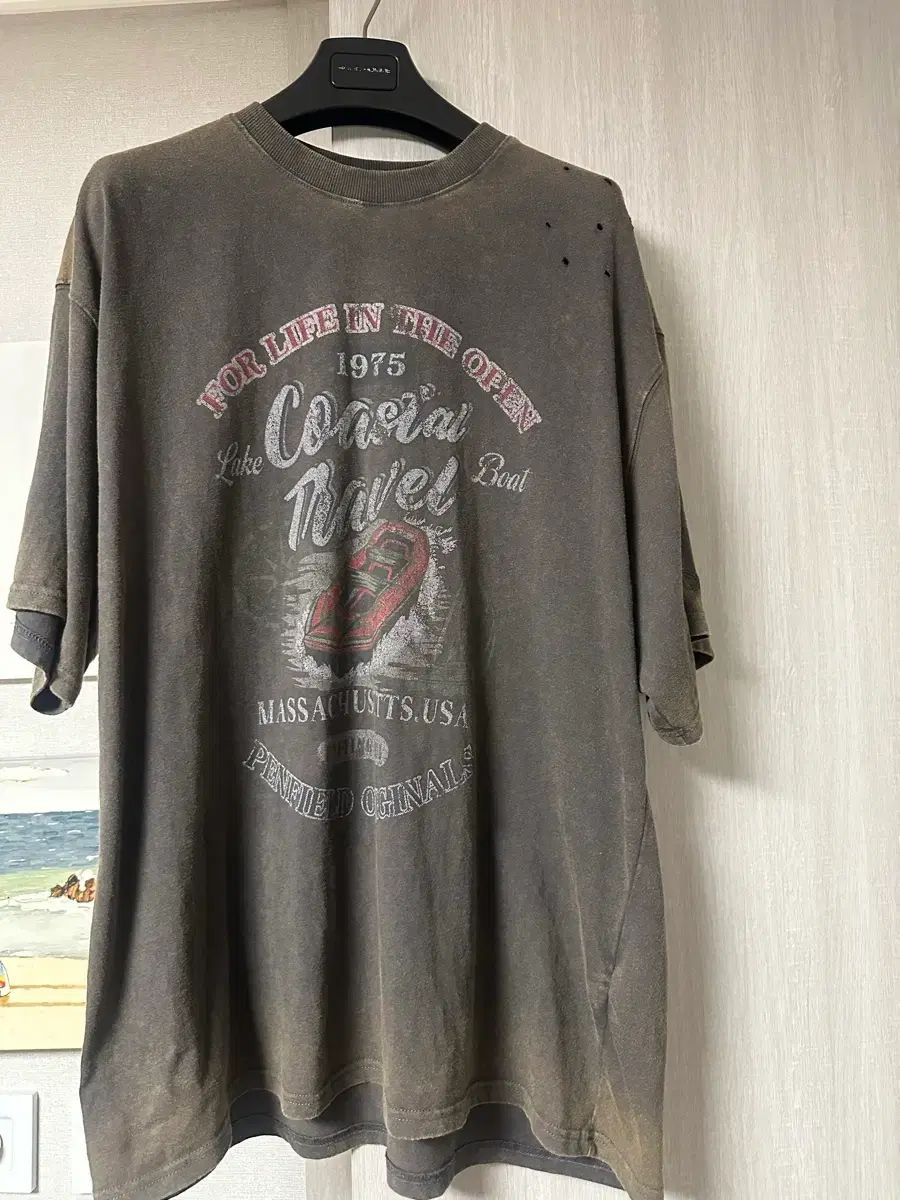 ペンフィールド ウォッシュ デストロイ 半袖Tシャツ