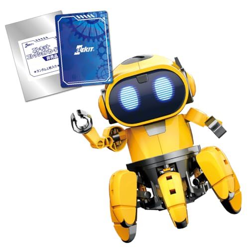 フォロ (ELEKIT(エレキット)(EC限定 コレクションカード付) フォロ 6足歩行のロボット組み立てキット (黄色)kk 9b1467ff