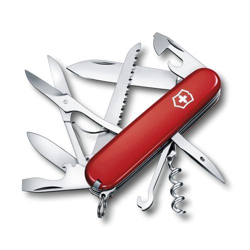 VICTORINOX(ビクトリノックス) ハントマン 全10色 スイス・アーミー ナイフ 多機能 防災グッズ ギフト プレゼント 登山 ハイキング キャンプ はさみ のこぎり付き スイス製マルチツール 小型 コンパクト 十徳 【国内正規品】k 5f7f76ad