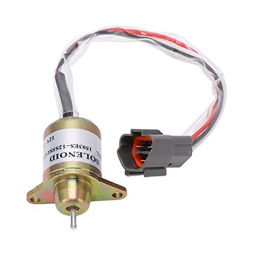 燃料遮断ソレノイドバルブ シャットオフソレノイドバルブ 燃料停止ソレノイド アルミニウム合金 12V DC ヤンマー for クボタkk 6dd8af23